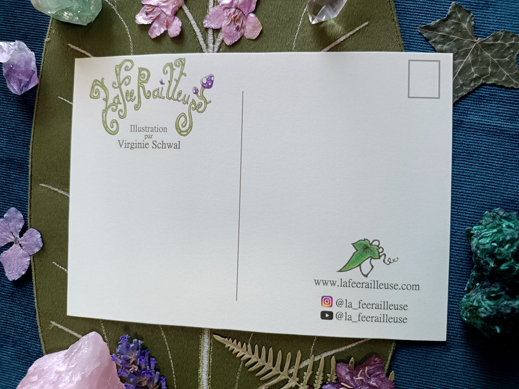 Large card JARDIN COSMIQUE