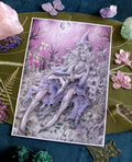 Large card GUITARE AU CLAIR DE LUNE