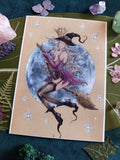 Large card SORCIERE TRES CHOUETTE