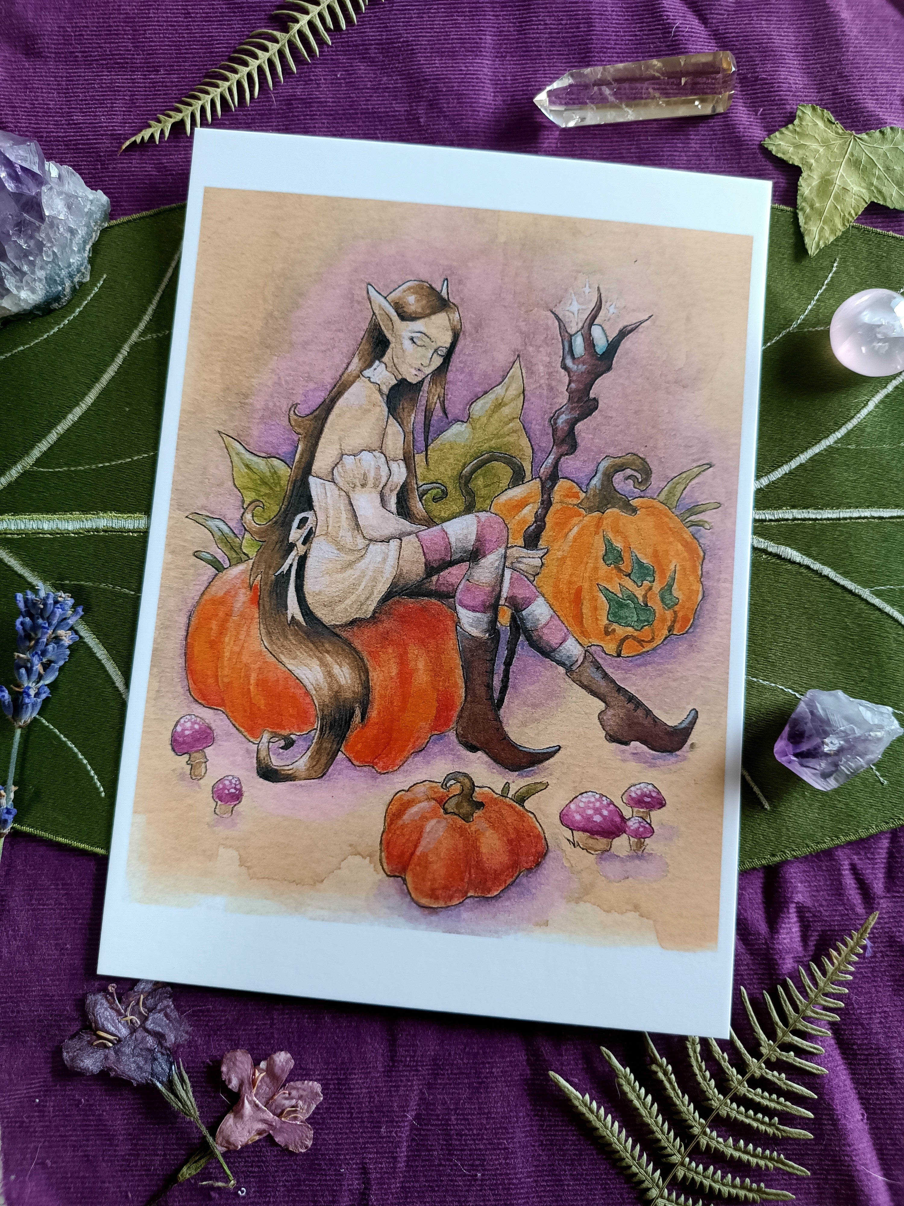 A5 card FEE AUX CITROUILLES