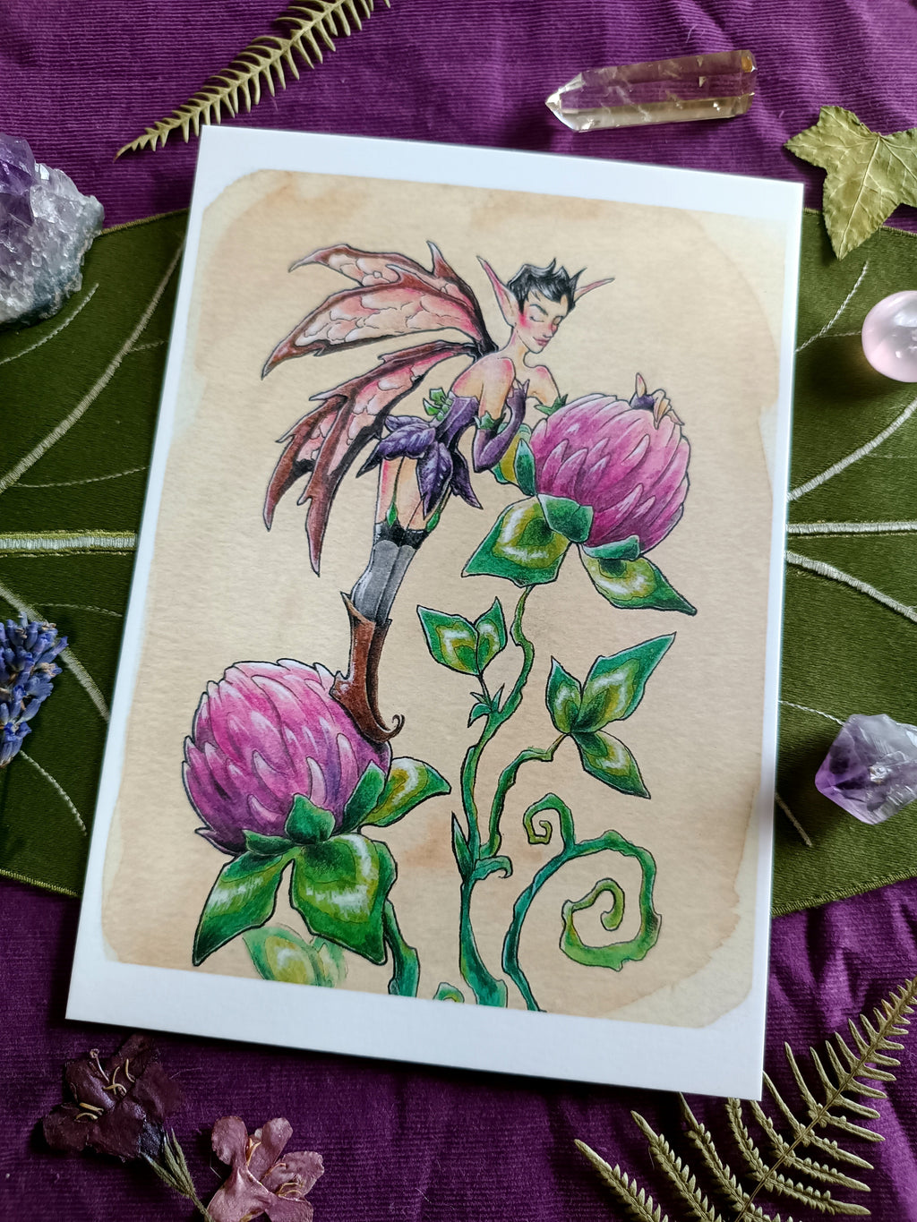 A5 card FEE AUX TREFLES