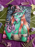 A5 card VERTE SORCIERE