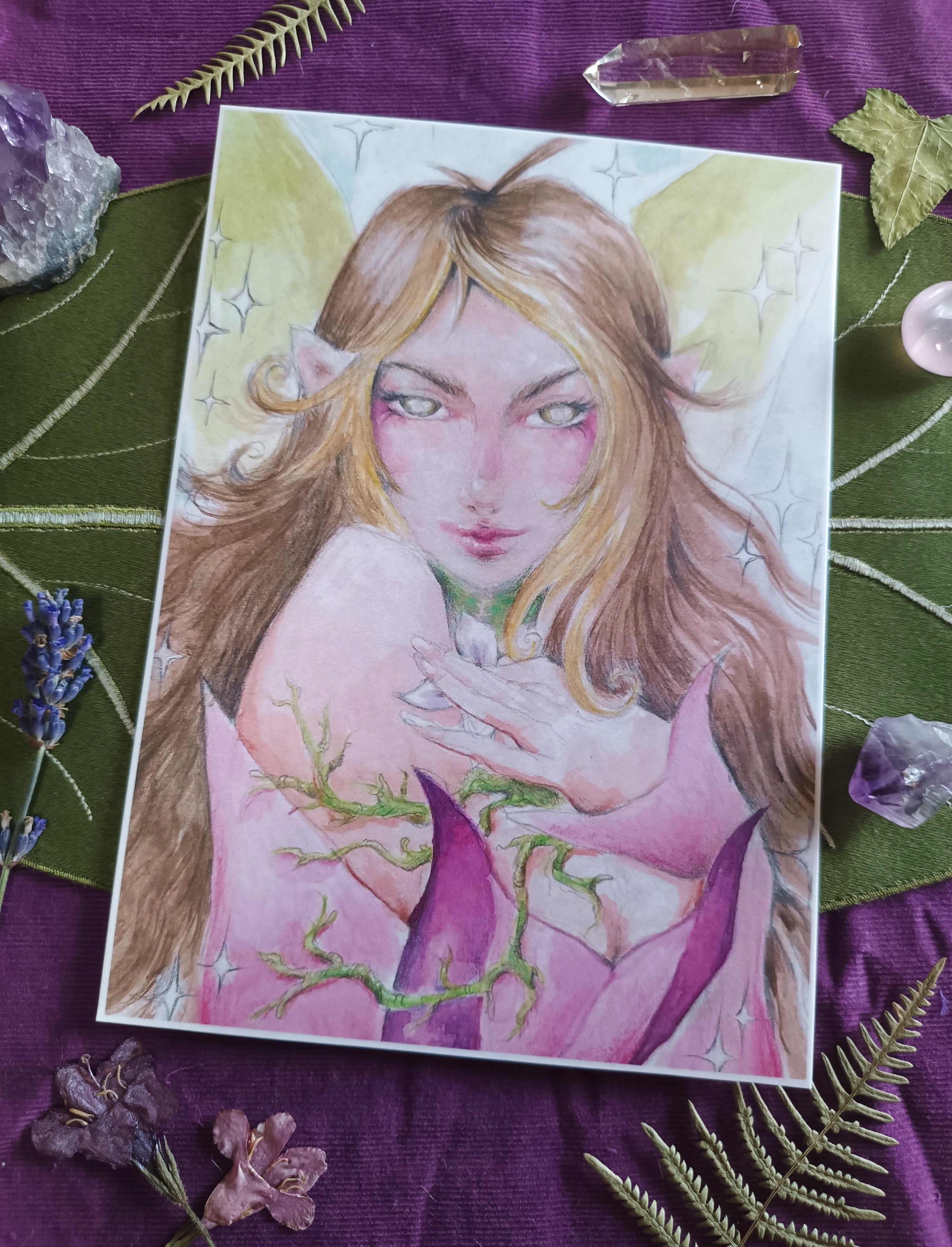 A5 card FLORA