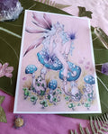 Large card EMANATIONS BLEUES