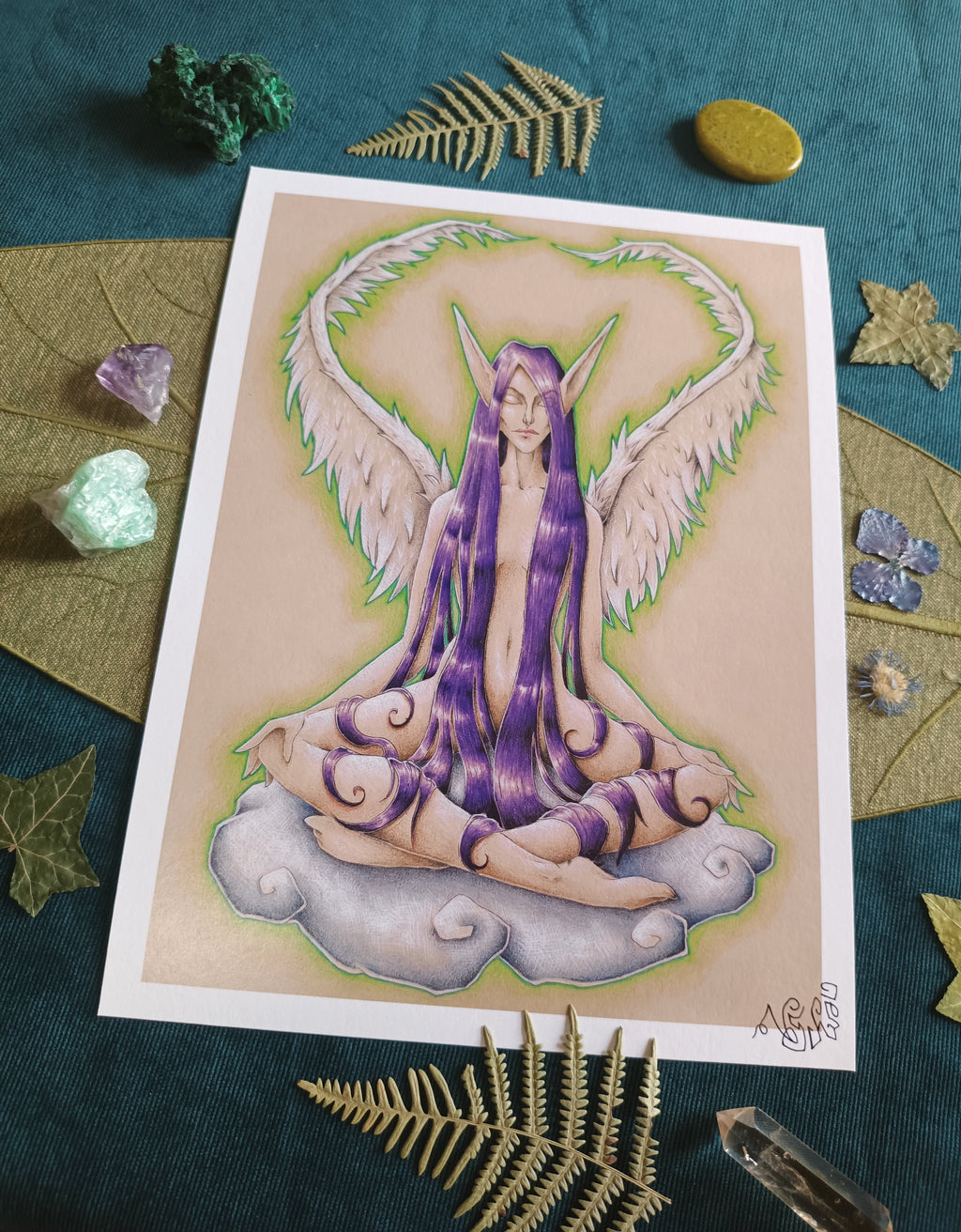 Impression MEDITATION DE L'ANGE