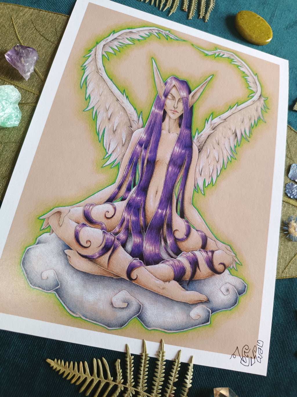 Impression MEDITATION DE L'ANGE