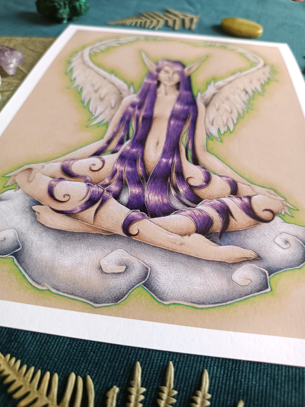 Impression MEDITATION DE L'ANGE