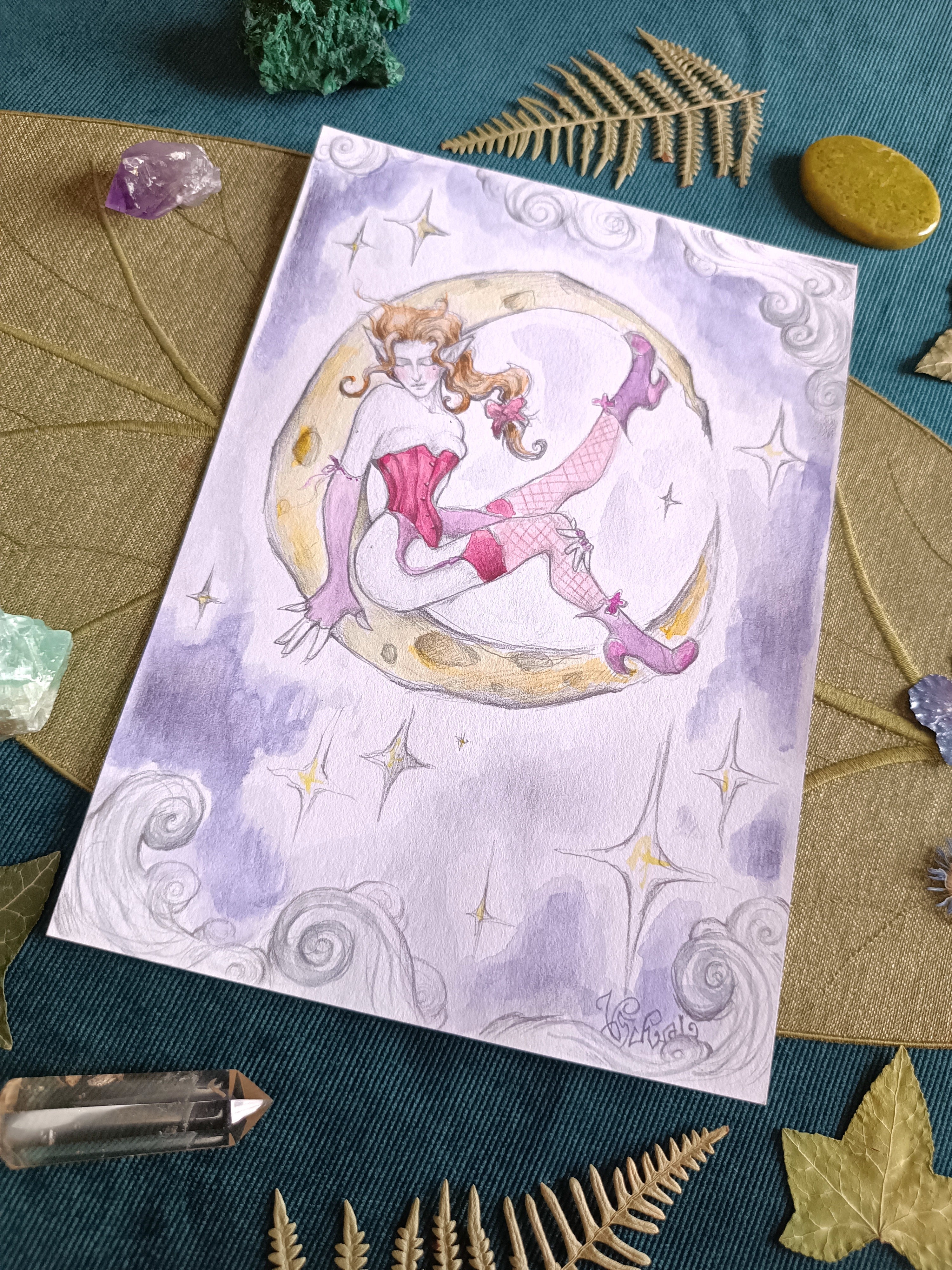 Original art CENDRES DE LUNE